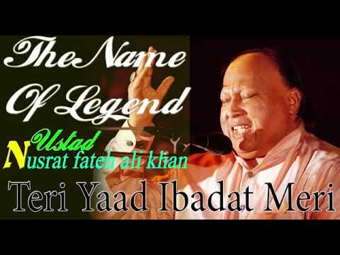 Upload mp3 to YouTube and audio cutter for Teri Yaad Ibadat Meri - Nusrat Fateh Ali Khan download from Youtube