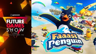 Faaast Penguin Reveal Trailer - Future Games Show Gamescom 2024