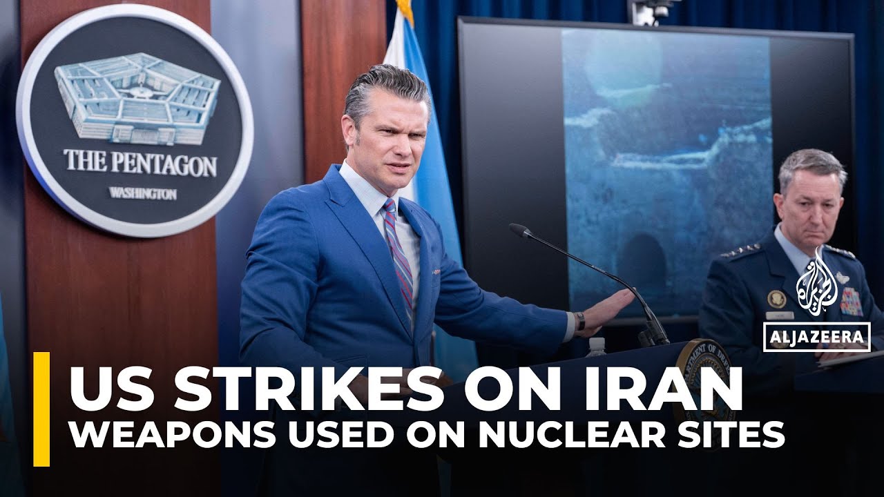 Pentagon showcases weapons used to destroy Iran's nuclear sites