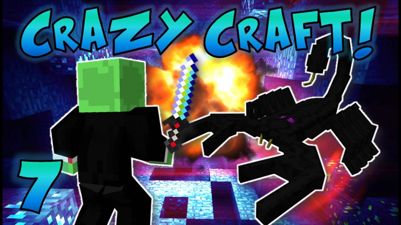 Minecraft: Crazy Craft Ep. 7 - EMPEROR SCORPION BOSS BATTLE! - YouTube