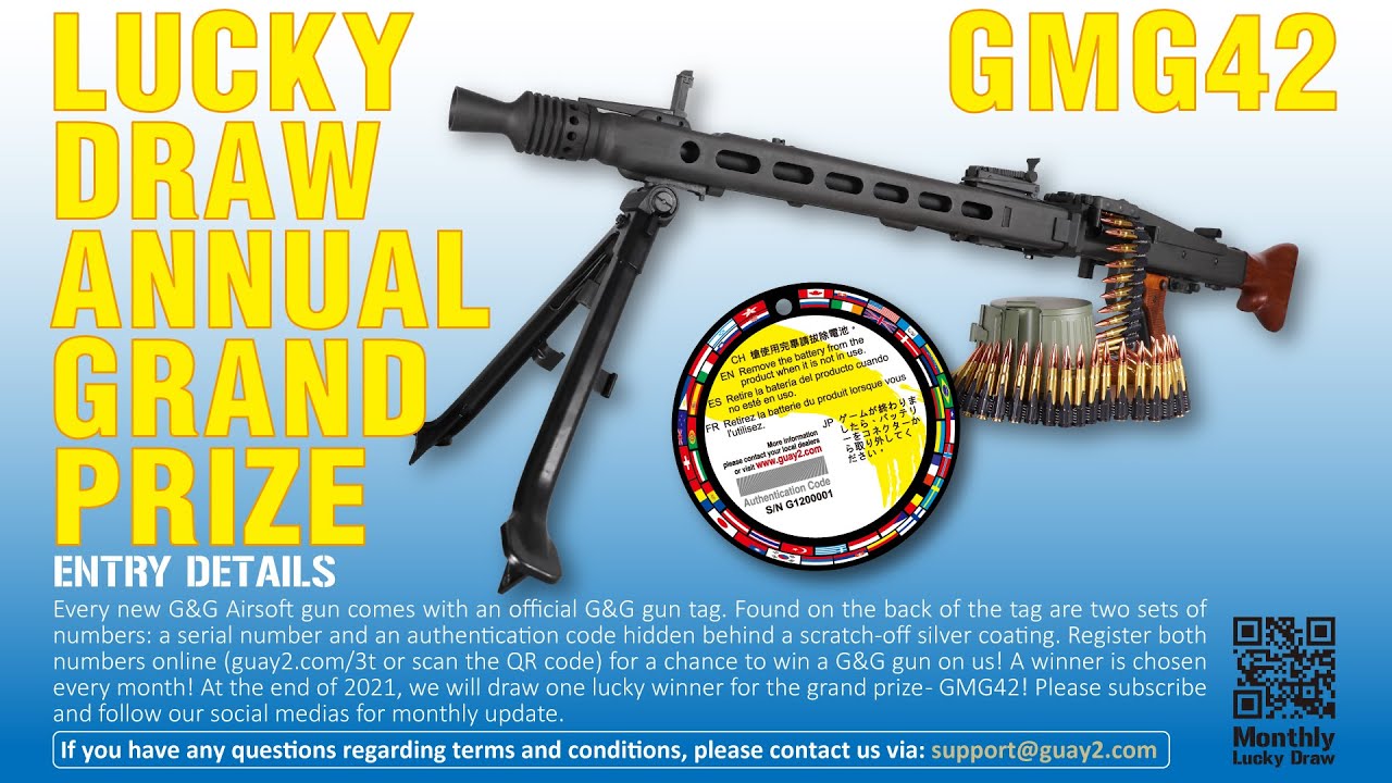 G&G Armament Lucky Draw February 2021