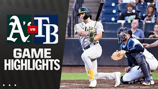 A's vs. Rays Game Highlights (7/1/25) | MLB Highlights