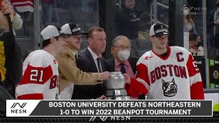 Boston University Defeats Northeastern 1-0 To Win 2022 Beanpot Tournament