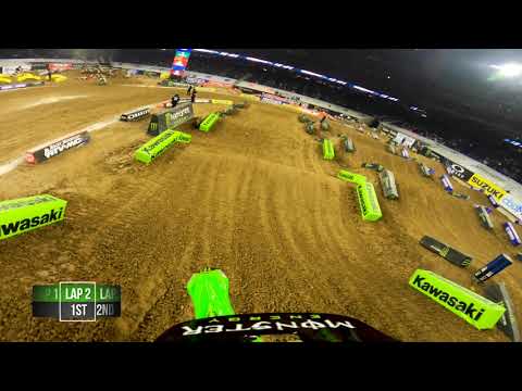 GoPro: Adam Cianciarulo - 2021 Monster Energy Supercross - Houston 3 - 450 Heat 2 Highlights