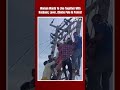 UP News | UP Man Busts Wifes Extramarital Affair, She Climbs Electric Pole  - 00:24 min - News - Video