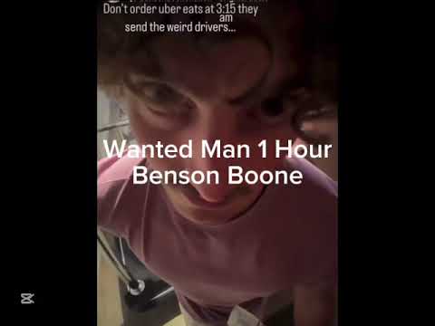 Wanted Man - Benson Boone [1 HOUR]