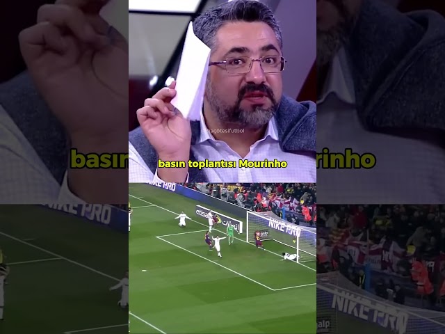 Barselona'nın Real Madrid'i 5-0 yendiği maç sonrası Mourinho'un basın toplantısı Serdar Ali Çelikler