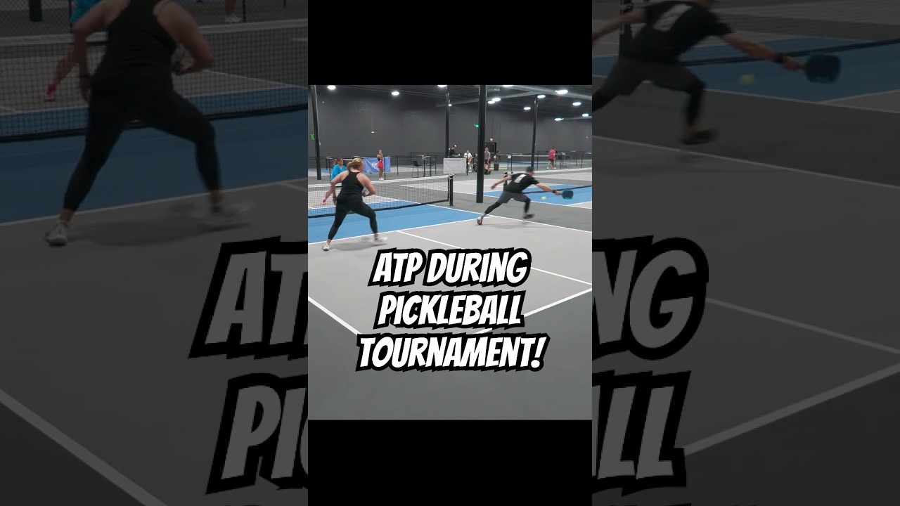 Webby Hits ATP During Mixed Doubles Pickleball Tournament!
