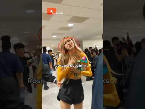 Rosé loves blinks so much😂🎀 #blackpink #jennie #lalisa #jisoo #rosé