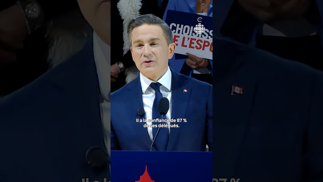 Pierre Poilievre appuyé par ses partisans, voici notre analyse