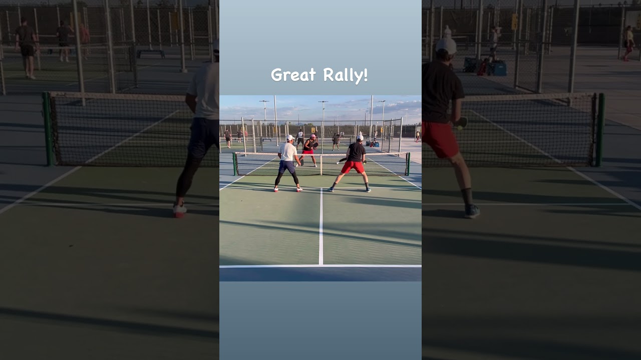 Great rally part 2 #pickleball #Highlights #Sports #Fun #Action