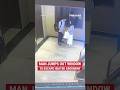 SMOOTH LANDING: This couple had such an intense argument, the man jumped through a window #shorts