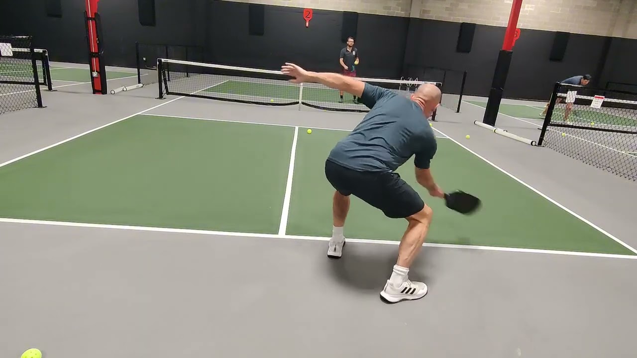 Former Squash Semi Professional Learns Pickleball Drops From Pro Pickleball