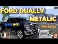 Ford Dually Metalic Blue v2.0
