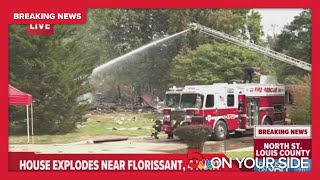 BREAKING: House explosion in north St. Louis County