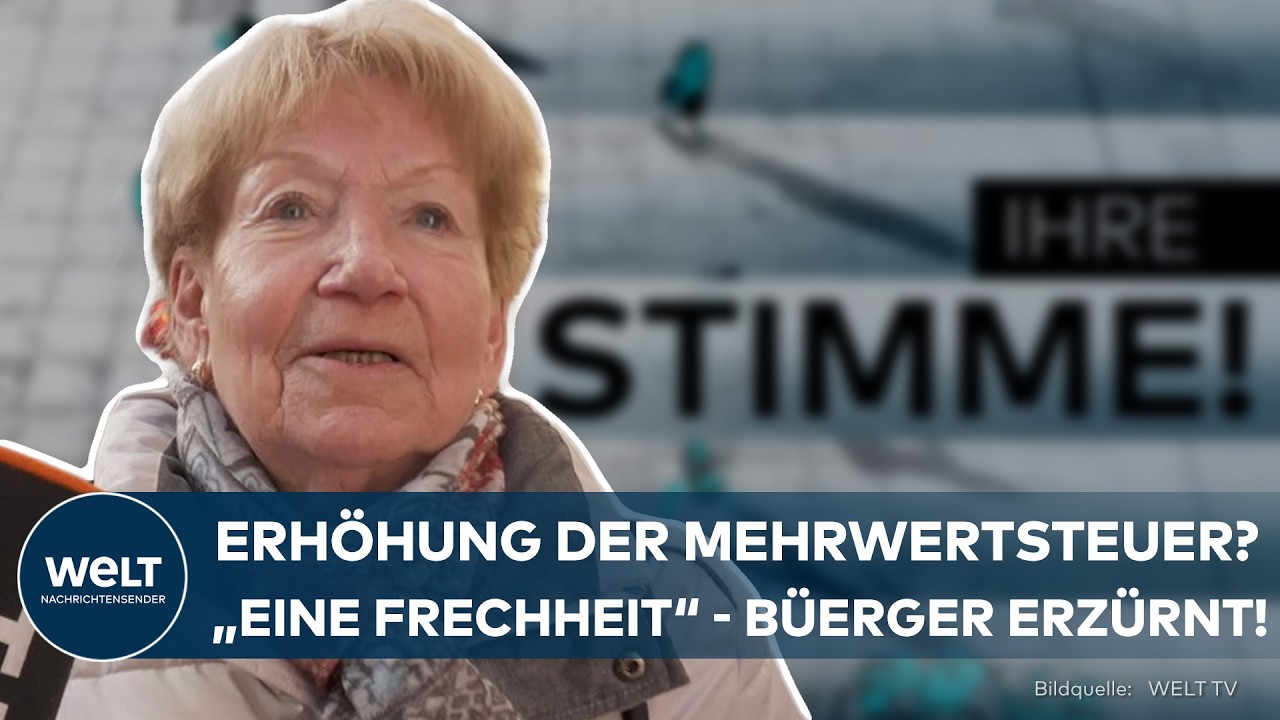 UMFRAGE: Erhöhung der Mehrwertsteuer – „Eine Frechheit“ | Bürger sind empört! Ihre Stimme