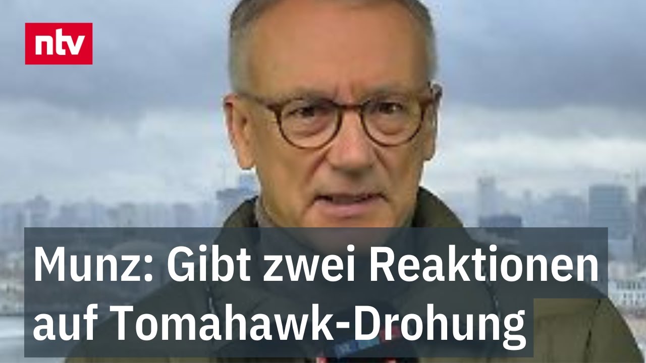 Munz: Gibt zwei Reaktionen auf Tomahawk-Drohung - "Russland ist vorbereitet"