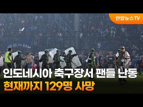 인도네시아 축구장서 팬들 난동…현재까지 129명 사망 / 연합뉴스TV (YonhapnewsTV)
