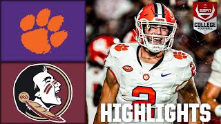 Clemson Tigers vs. Florida State Seminoles | Full Game Highlights | ESPN College Football