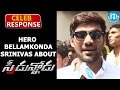 Watch Hero Bellamkonda Srinivas About Speedunnodu Movie response - Sonarika