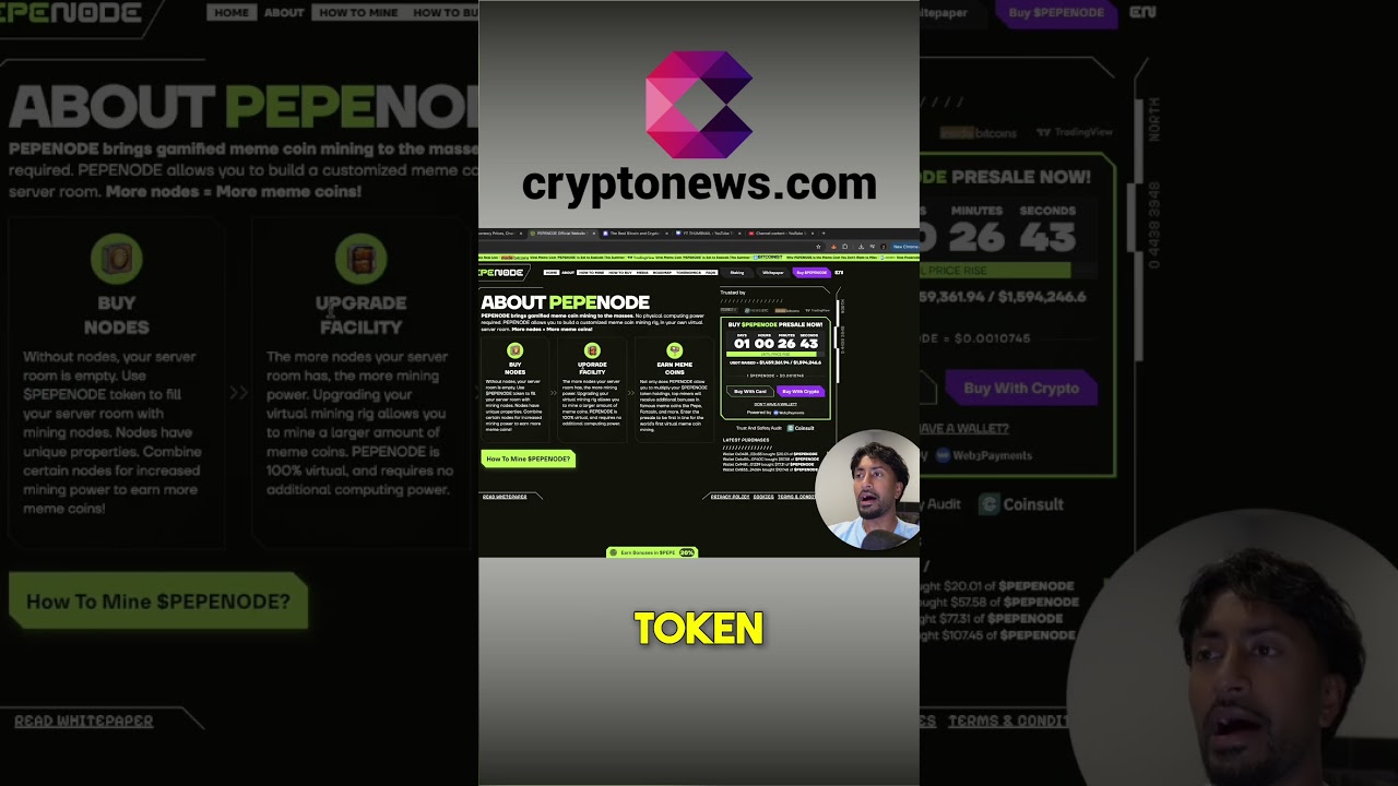 Pepe Node: Mine-to-Earn Meme Coin Explained! shorts