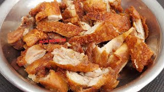 Đùi Gà Chiên Muối Da Phồng Giòn xốp như Cốm nhờ làm theo cách này