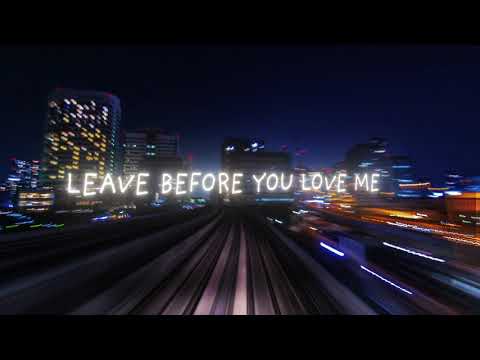 Marshmello x Jonas Brothers - Leave Before You Love Me (Lyric Video)