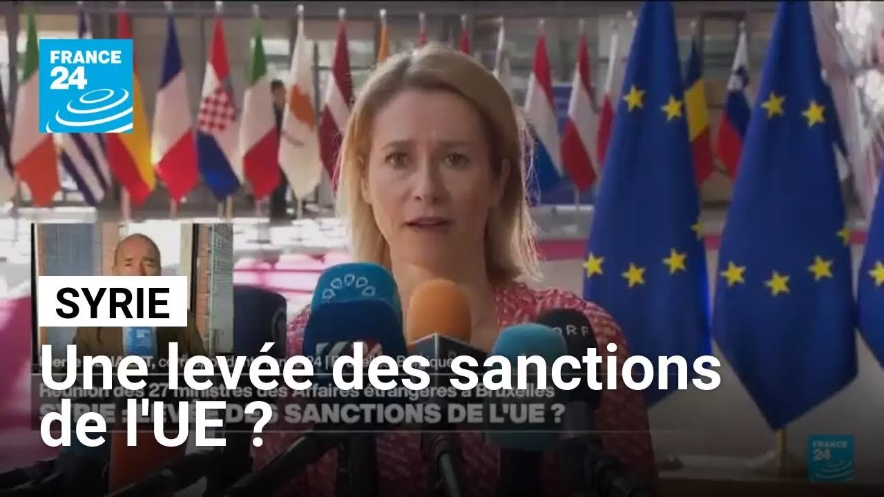 L'UE prête à lever toutes les sanctions économiques contre la Syrie • FRANCE 24