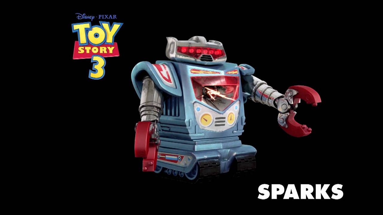 sparks the robot toy story 3