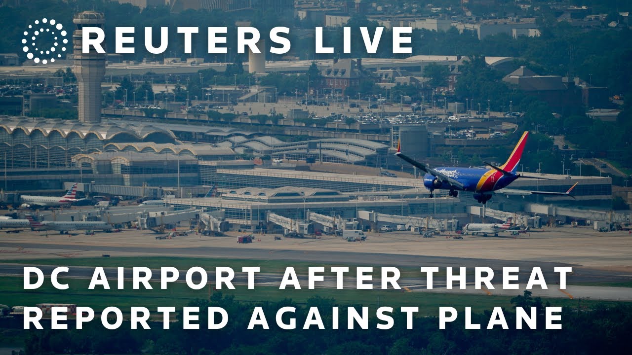 LIVE: Washington, DC airport after threat reported against plane