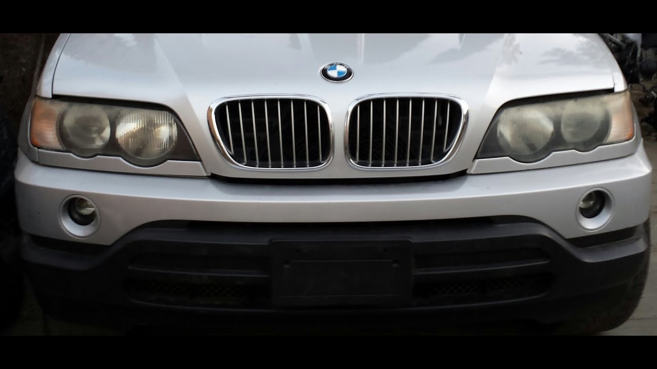 Bmw x5 front bumper removal #5
