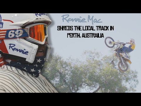 RonnieMac shreds the local track in Perth, Australia.