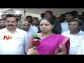 TRS MP Kavitha fires on Erabelli Dayakar over Palakurthi incident