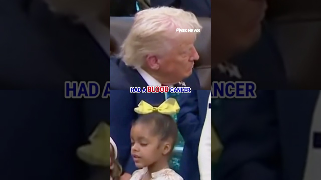 'Thank you, Mr. President': Pediatric cancer survivor shares her story #shorts #cancer #usa #us