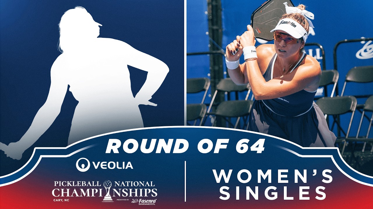 Marcela Aguila Ampon v Sofia Sewing at the Veolia Atlanta Pickleball Championships