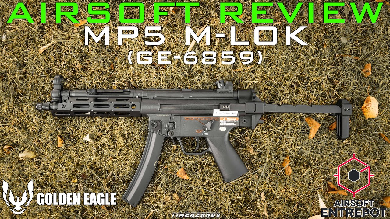 Airsoft Review #319 Golden Eagle MP5 M-LOK (GE-6859) AEG (Airsoft Entrepot) [FR]