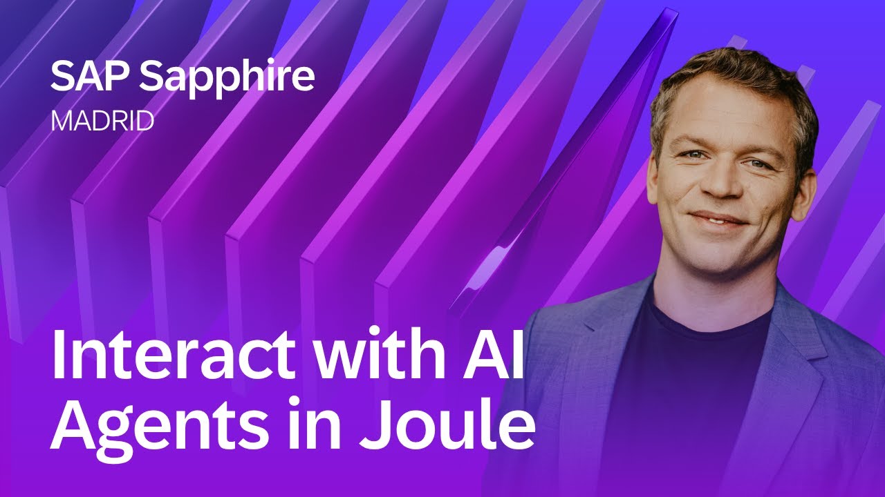 Interact with AI Agents in Joule | SAP Sapphire Madrid 2026