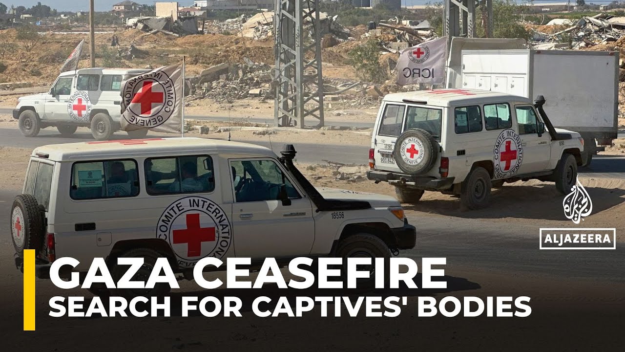 Hamas expands search for Israeli captives' bodies, Red Cross and Egypt join operation