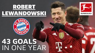 Robert Lewandowski — All Bundesliga Goals in 2021 — New Historic Record