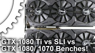 GTX 1080 Ti SLI vs GTX 1080/ GTX 1070 SLI 4K Gaming Benchmarks