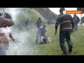 Indigenous protesters and police clash in Brazil