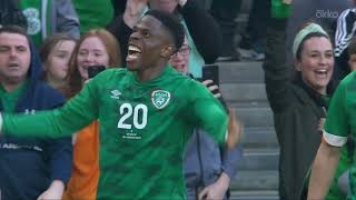 Чидози Огбене забил гол ударом через себя в матче Ирландия – Бельгия