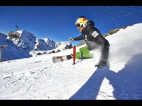 Professional alpine snowboarder prepares for the World Cup - Ronald Fischnaller
