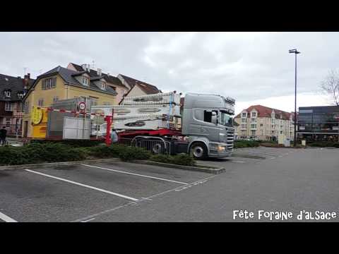 Arrivée des convois a Colmar