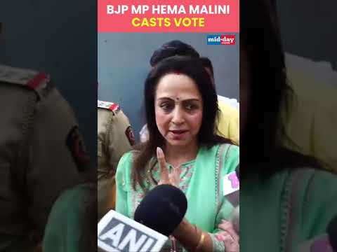 Maharashtra Elections 2024 BJP leader Hema Malini  daughter Esha Deol cast their votes  38K views  play Short