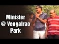 Harish Rao visits Jalagam Vengal Rao Park at Banjara Hills