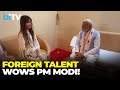 German Singer Cassandra Mae Spittmann Mesmerizes PM Modi With Achyutam Keshavam & Tamil Melodies!