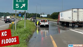 Flash Flooding In Kansas City Closes Roads, Leads To Water Rescues
