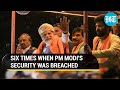 PM Modi's Z+ security breached 6 times in 6 months: Watch Details