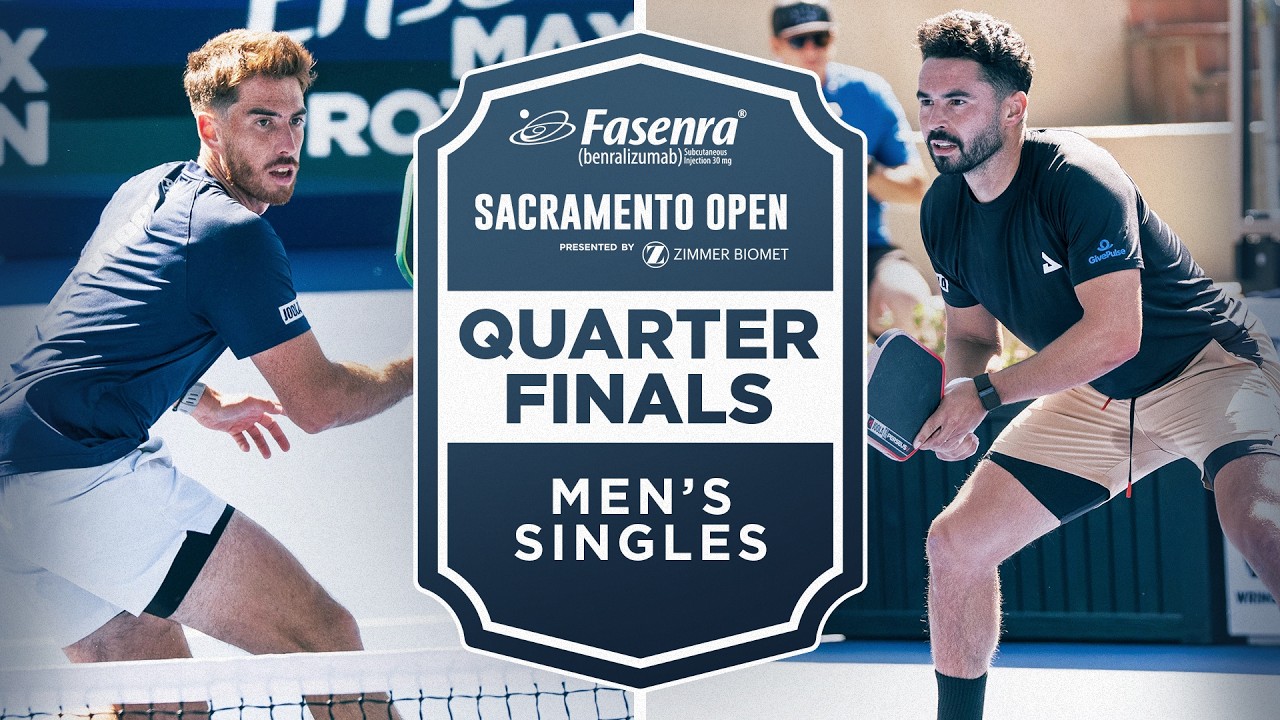 Federico Staksrud v Noe Khlif at the Fasenra Sacramento Open